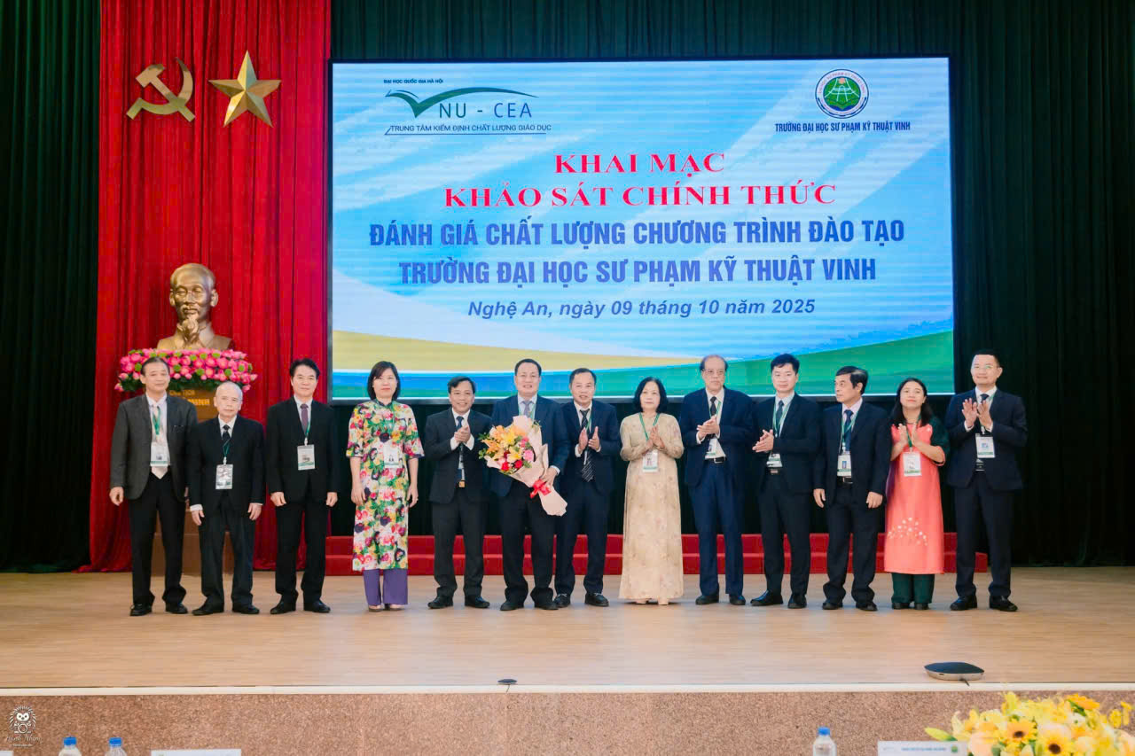 Khai mạc khảo sát chính thức đánh giá chất lượng chương trình đào tạo